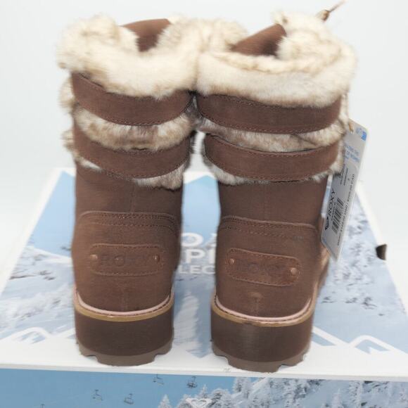 NEW Roxy Women's 5 Alpine Collection Brandi III Boots Chocolate Brown - Picture 8 of 11